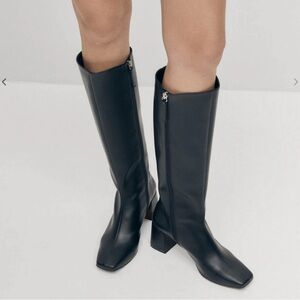 ALOHAS Black Knee-High Boots